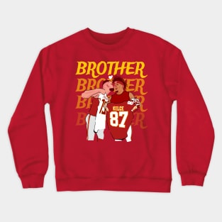 Patrick mahomes 15 x Travis KELCE 87 -Brother Crewneck Sweatshirt